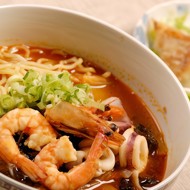 Яки удон (лапша с морепродуктами по-японски)