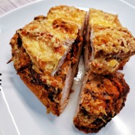 Жареное филе индейки с сыром