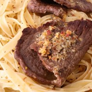 Эскалоп в пивном соусе