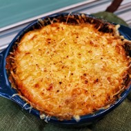 Жюльен из лисичек с творожным сыром