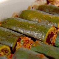 Кабачки фаршированные говядиной и булгуром