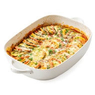 Кабачки в духовке с помидорами