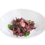 Кальмары с левантийскими специями