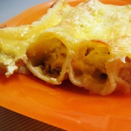 Каннелони с котлетным фаршем