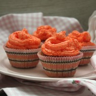 Капкейки с малиной