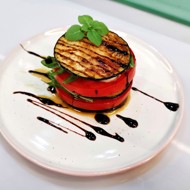 Капрезе из баклажана