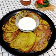 Капустные оладьи