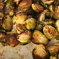 Карамелизованная брюссельская капуста