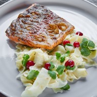 Карельская форель с корнем сельдерея