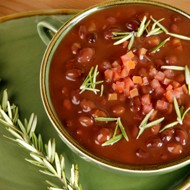 Карибский фасолевый суп