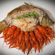 Карп с квашеной капустой