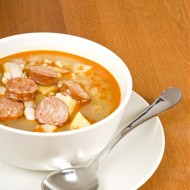 Картофель с чоризо и паприкой