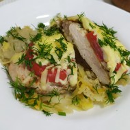 Картофельная запеканка с индейкой