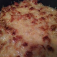 Картофельная запеканка с креветками