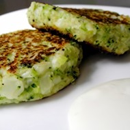 Картофельные котлеты с брокколи