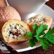 Картофельные крокеты с грибами