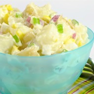 Картофельный салат с сыром рокфор