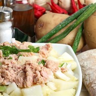 Картофельный салат с тунцом