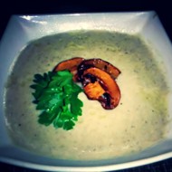 Картофельный суп-пюре с шампиньонами