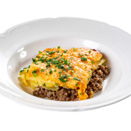 Картошка с фаршем и сыром в духовке