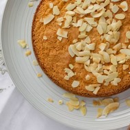 Кекс с апельсином и кокосом