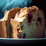 Кекс с клюквой