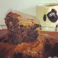 Кекс шоколадный с шоколадным муссом