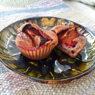 Кексы со сливами