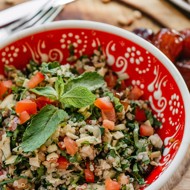 Киноа с артишоками