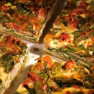 Киш лорен со шпинатом