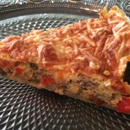 Киш с маслятами