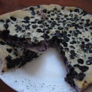 Клафути с голубикой