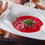 Классический борщ с томатами