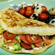 Классический овсяноблин с начинкой