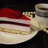 Клюквенный торт-мусс