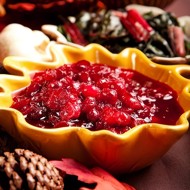 Клюквенно-апельсиновый соус с грецкими орехами