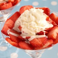 Клубника с йогуртовым кремом