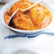 Кнели из щуки с соусом нантюа