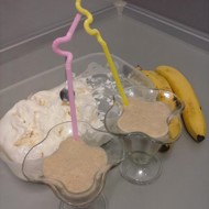 Кофейно-банановый молочный коктейль