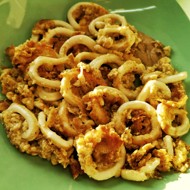 Кольца кальмара в нежном кляре