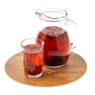 Компот из сухофруктов и брусники