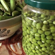 Консервированный зеленый горошек