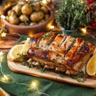 Корейка в медово-апельсиновой глазури