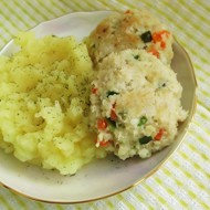 Котлеты из трески с овощами