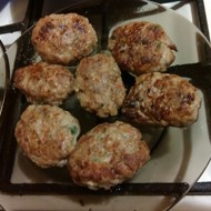 Котлеты из баранины и свиного фарша с болгарским перцем