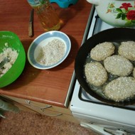 Котлеты из фарша щуки с салом