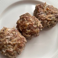 Котлеты с кабачком и картофелем