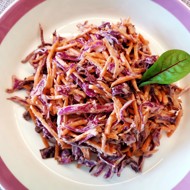 Коулсло из краснокочанной капусты