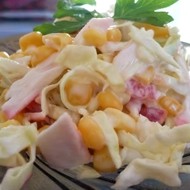 Крабовый салат с капустой