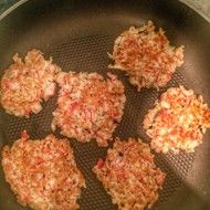 Крабовые оладушки